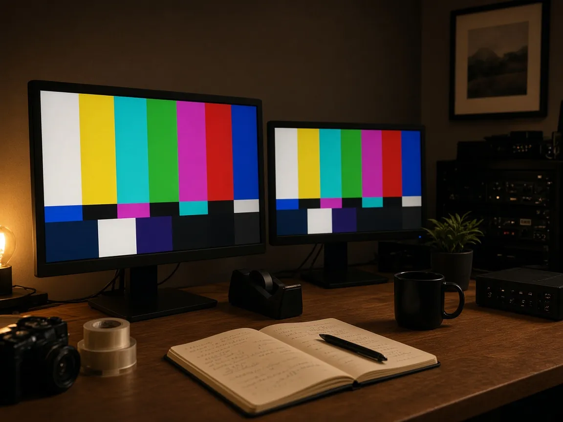Studio still: the Winnipeg desk